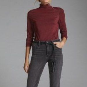 NWT Anthropologie Shimmer Open-Back Bodysuit